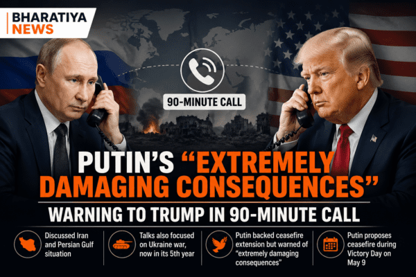 Putin Warns Trump of “Extremely Damaging Consequences” During 90-Minute Phone Call